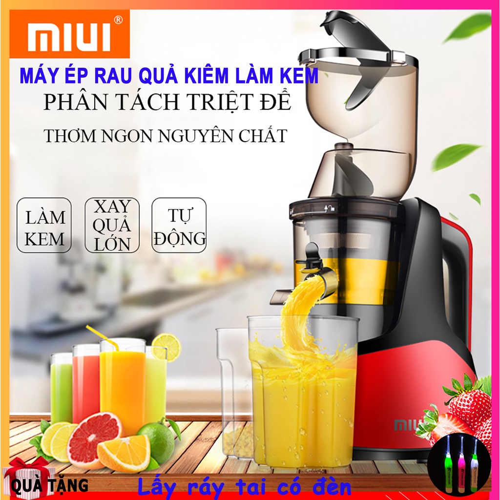 Máy ép hoa quả chậm và làm kem giữ nguyên các dưỡng chất và vitamin cao cấp. Bảo hành 2 năm, 7 ngày lỗi đổi mới.