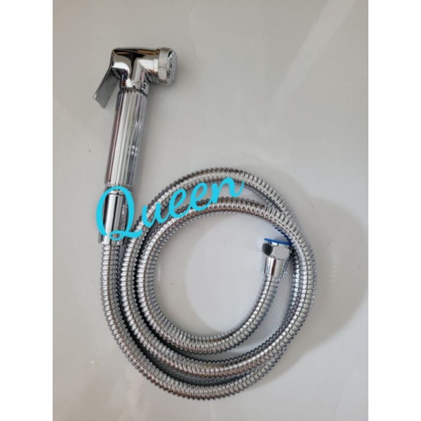 Vòi xịt vệ sinh inox 304 bóng cao cấp, trọn bộ xịt dây xịt inox 304 bóng 1.2m. CHỌN HỎA TỐC SHIP NHANH 2H TPHCM