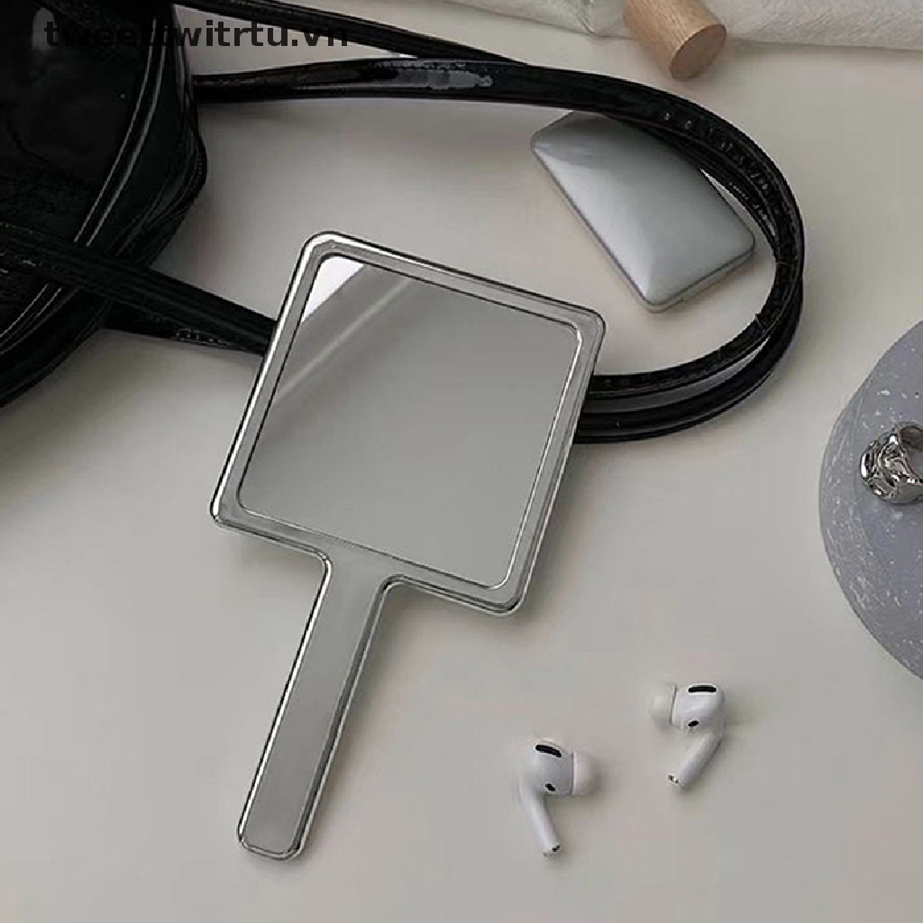 1 Gương Trang Điểm Cầm Tay Phong Cách Retro 2022