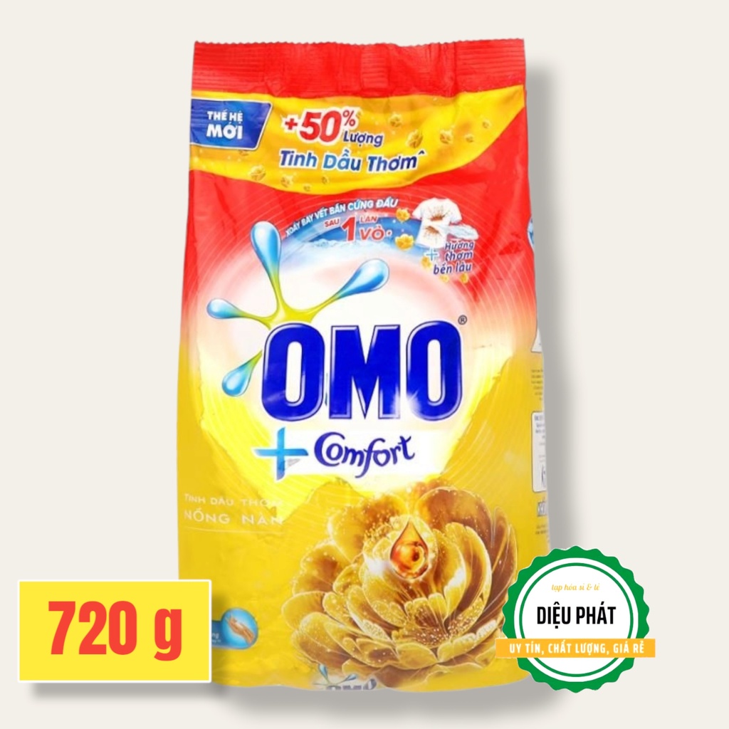 ⚡️ Bột Giặt OMO Comfort Thơm Nồng Nàn 720g