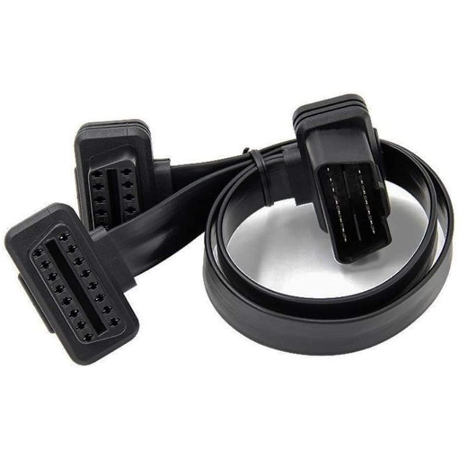 Cáp Chia Cổng OBD II - Dây Chia Cổng Dẹt Gập Chữ L 16 Pin