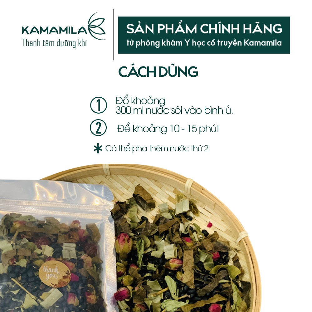 [TÁCH LẺ] COMBO 100gr trà đỗ đen thảo dược giảm cân,  + 2 gói Trà táo đỏ hoa cúc dưỡng nhan, bổ huyết