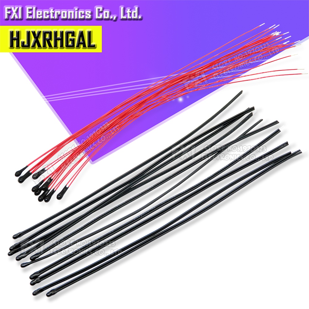 Set 10 Điện Trở Nhiệt MF52B MF52D 10K 100K B3950 B3435 1% 10CM