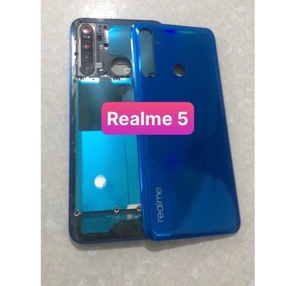 Bộ vỏ+xương realme 5 / 5S zin có kèm khay sim