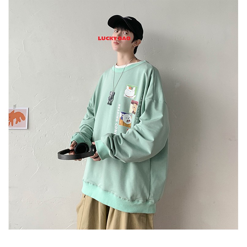 Áo Thun Nam Dài Tay Cổ Tròn Thời Trang Hàn Quốc | BigBuy360 - bigbuy360.vn