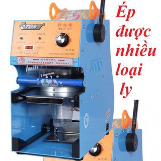 Máy dán miệng cốc, dập nắp ly Eton - D8 ( Máy mới)