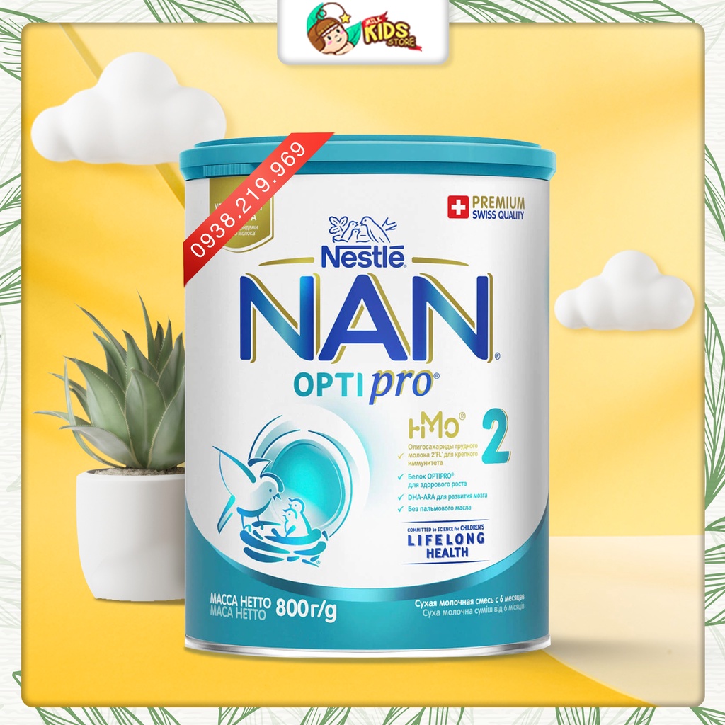 [DATE MỚI] Sữa Nan Nga HMO số 2 800g