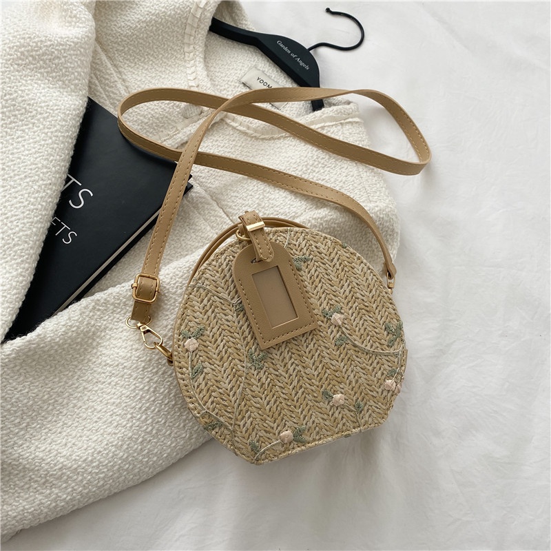 Túi Đeo Chéo Dáng Tròn Nhỏ Thời Trang Mùa Hè Xinh Xắn Dành Cho Nữ 2022