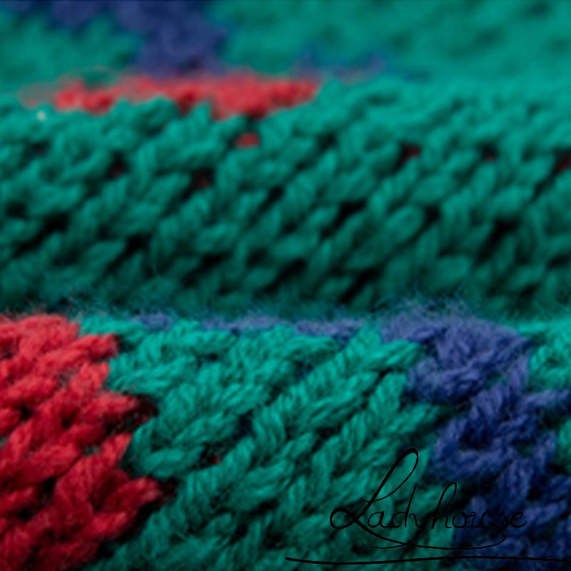 Áo khoác cardigan dệt kim cổ chữ V in họa tiết quả cherry phong cách cổ điển thời trang mùa thu cho nữ