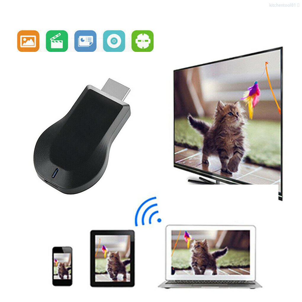 Thiết Bị Phát Wifi Không Dây Anycast M4 Plus 1080p Hd Cho Điện Thoại / Máy Tính Bảng / Máy Tính Bảng