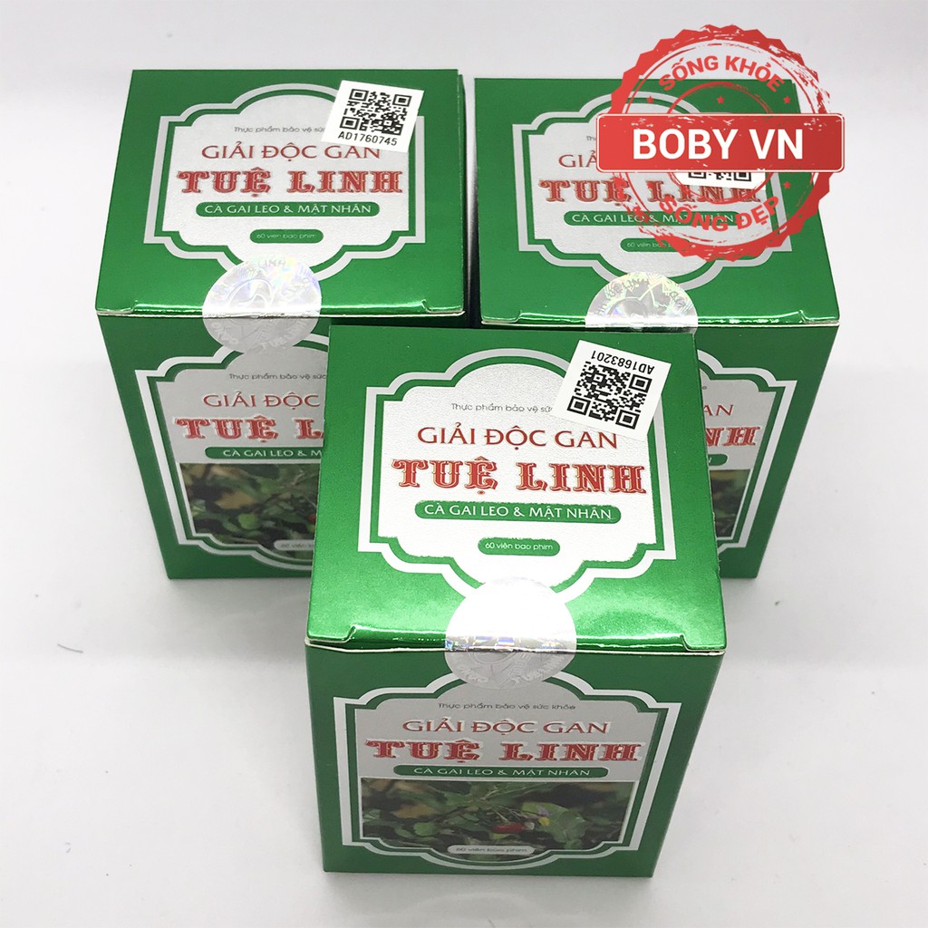 Giải độc gan Tuệ Linh - Chính hãng - Hộp 60 viên