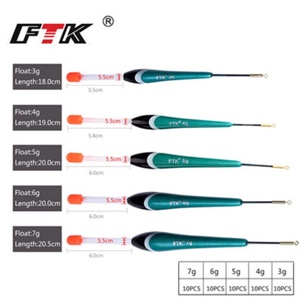 Set 5 Phao Nổi Câu Cá Nhiều Kích Cỡ Thời Trang