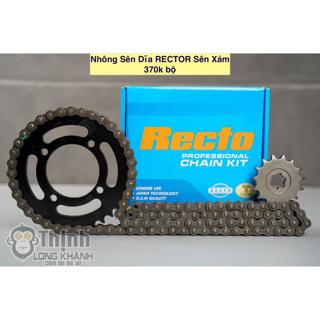 Nhông sên - xích dĩa Recto