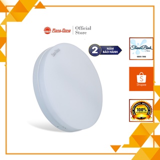 Đèn led ốp trần/ đèn ốp trần nổi tròn - ln12 rạng đông- 3 màu/ 1 màu
