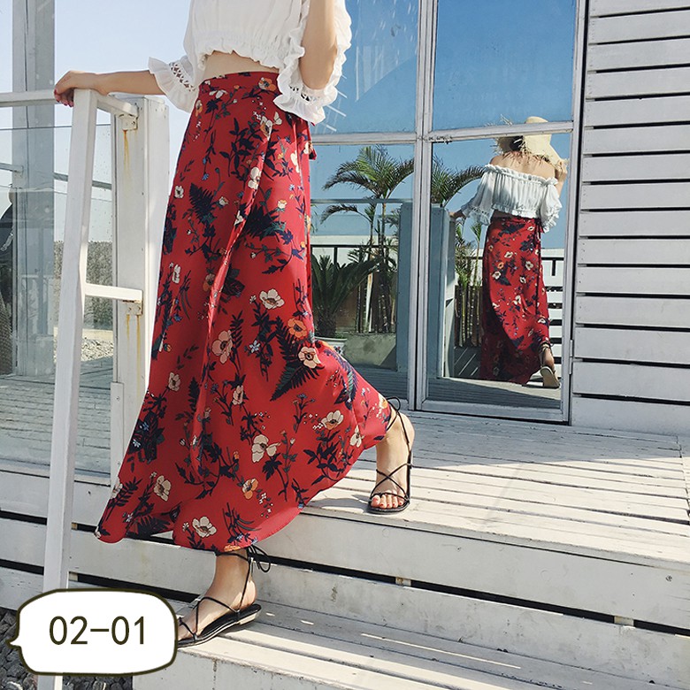 Chân Váy Đi Biển Dáng Dài Vintage Mặc Được 4 Kiểu CV2 - [XEM VIDEO HƯỚNG DẪN] | BigBuy360 - bigbuy360.vn