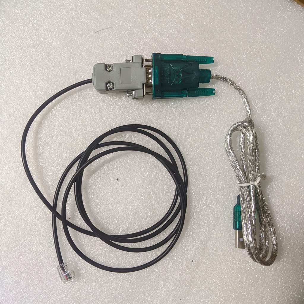 Cáp rs232 truyền dữ liệu giữa pack pin 48V với máy tính
