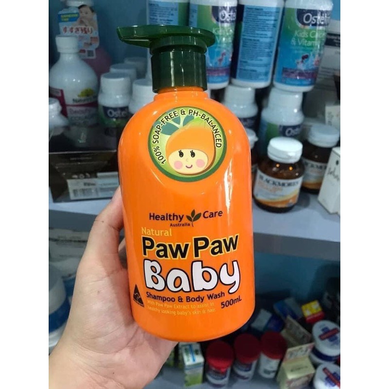 Sữa Tắm Đu Đủ Paw Paw Baby Healthy Care 500 ml Cho Bé - Chuẩn Úc