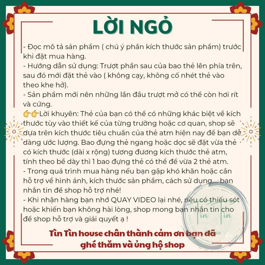 Dây đeo thẻ học sinh, sinh viên, nhân viên thiết kế dọc với họa tiết Chú gấu Lucky Panda dễ thương