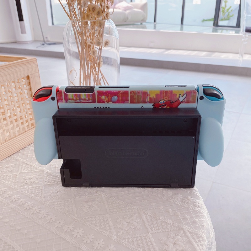Vỏ Tpu Mềm Họa Tiết Hoạt Hình Cho Tay Cầm Chơi Game Nintendo Switch