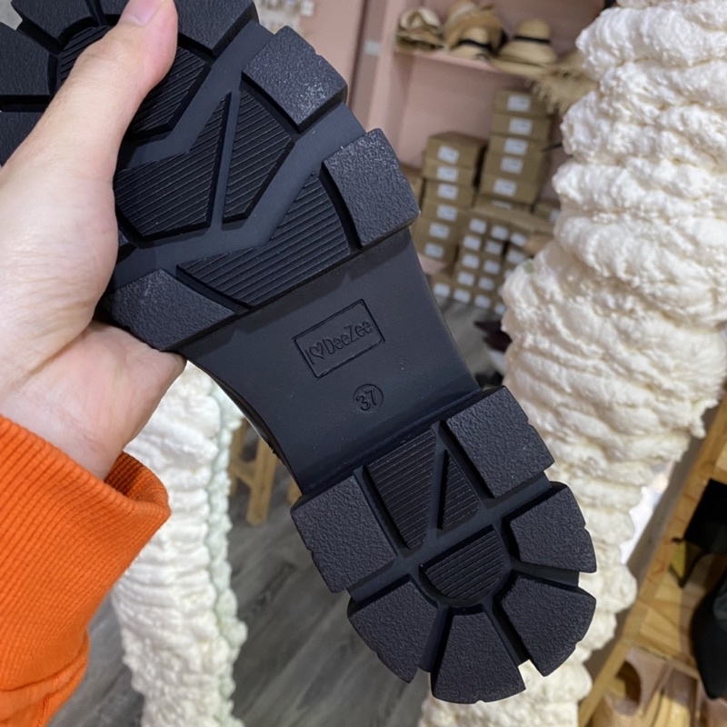 [JOIEHOME] Martin Boots cổ cao kéo khoá bên cá tính