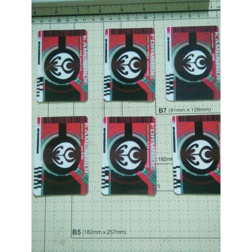 Card Kamen Rider Full bộ thẻ Kiva 6 thẻ