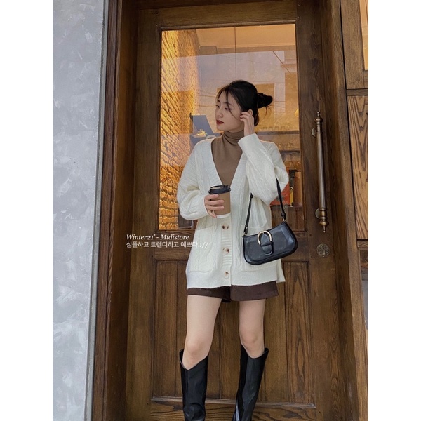 Áo Cardigan vặn thừng NONO (Ảnh/Video tự chụp)