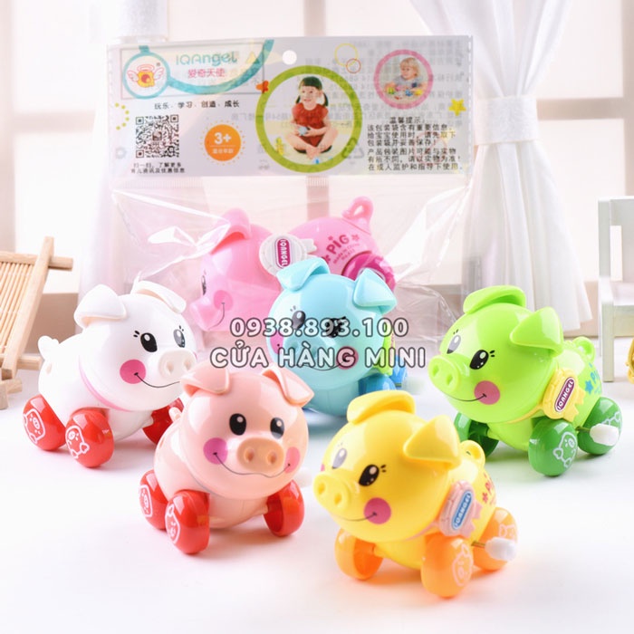 Xe Đồ Chơi Vặn Dây Cót Hình Động Vật