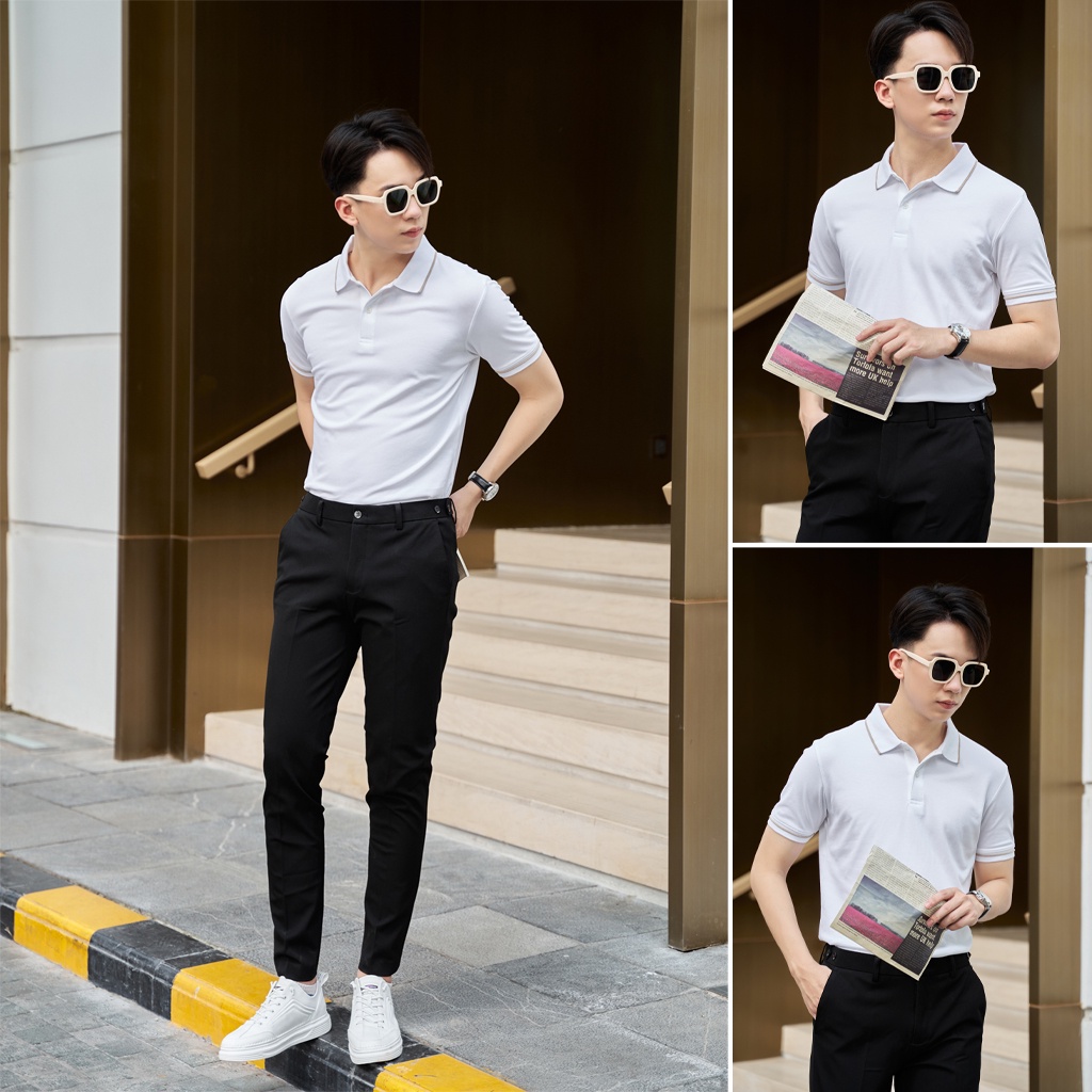Áo Polo Nam TONY4MEN Chất Vải Cotton Cá Sấu Form Regular PL4002 | BigBuy360 - bigbuy360.vn