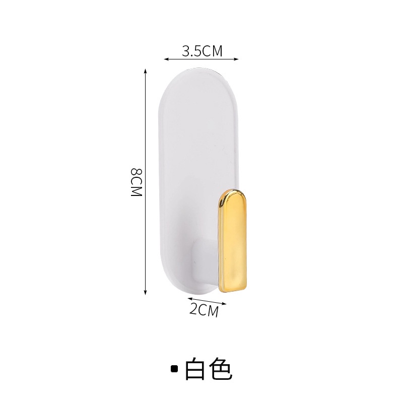 Móc Dán Tường Không Cần Khoan Chịu Lực Tốt Tiện Dụng Cho Nhà Bếp/Phòng Tắm