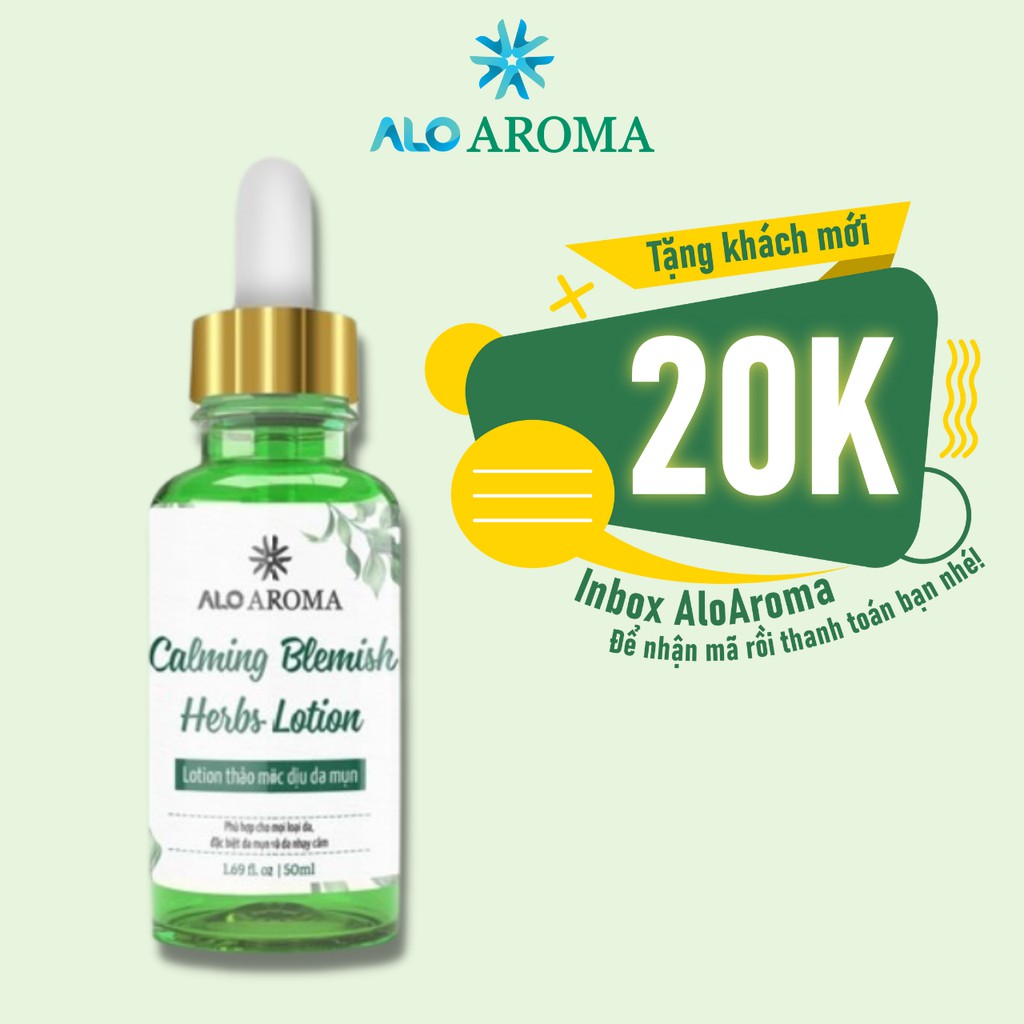 Calming Blemish Herbs Lotion - Lotion thảo mộc dịu da mụn AloAroma | BigBuy360 - bigbuy360.vn
