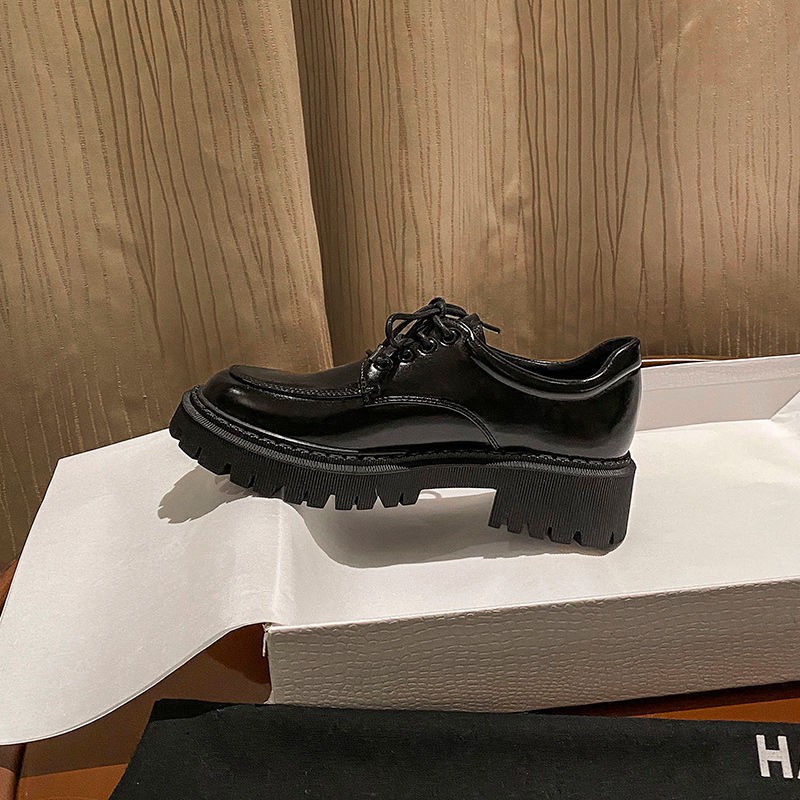 Giày Da Đế Cao Phong Cách Anh Quốc 2021 Cho Nữ | BigBuy360 - bigbuy360.vn