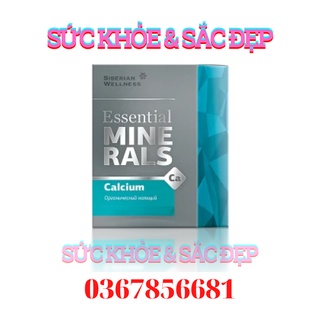 [ Canxi Siberi ] Thực phẩm bảo vệ sức khỏe Essential Minerals Calcium Siberian