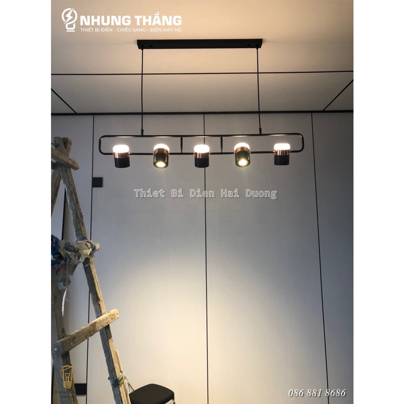 Đèn Thả 5 Bóng Decor Trang Trí Nội Thất Sang Trọng DGT-397 - Phong Cách Hiện Đại,Tinh Tế - Bảo Hành 1 Năm - Có Video
