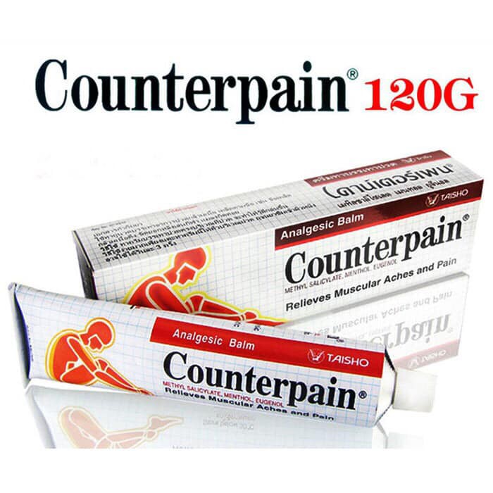 Dầu Xoa Bóp Counterpain Thái Lan Tuýp 120g