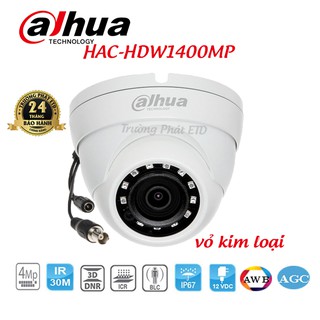 Camera dome 4.0 megapixel hdcvi dahua hac-hdw1400mp - hàng chính hãng