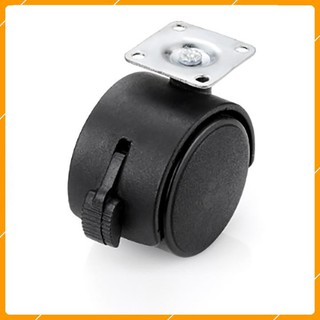 Bánh xe lăn đế bắt vít khóa hãm-50mm - 1 cái - bánh xe đẩy