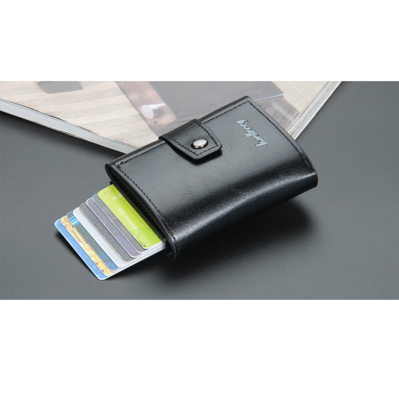 Youyo Ví Đựng Thẻ Danh Thiếp Danh Thiếp Danh Thiếp Chống RFID Cho Nam Doanh Nhân Purs