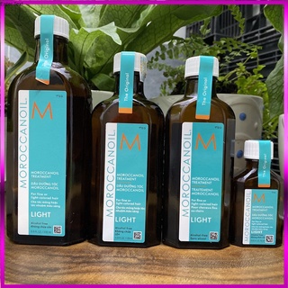 Tinh dầu dưỡng tóc mỏng, sáng màu Moroccanoil Treatment Light 25ml - 200ml