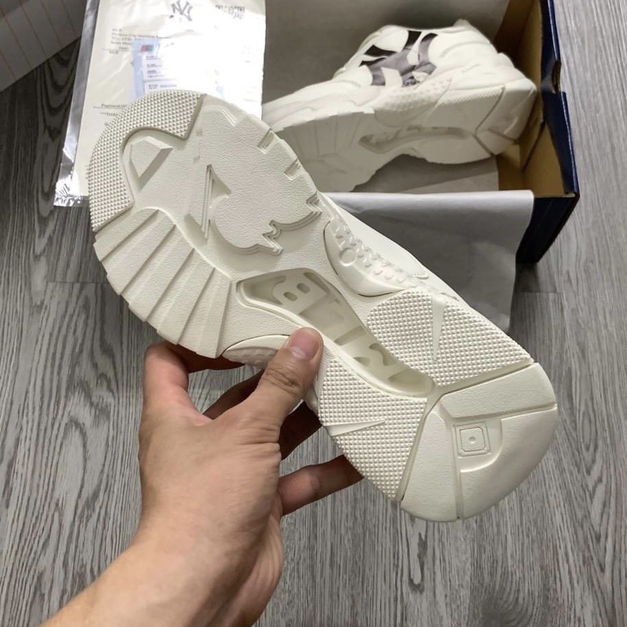Giày SNEAKER_MLB Chunky NY, logo đen classic, full túi, box + bill