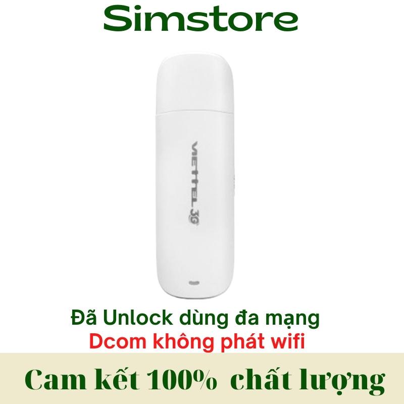 Usb Dcom 3G  Viettel đã Sử dụng Đa mạng tốc độ 7.2mbs- Simstore