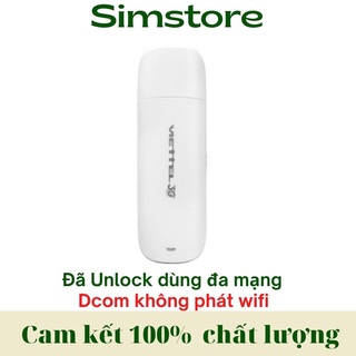 Usb Dcom 3G  Viettel đã Sử dụng Đa mạng tốc độ 7.2mbs- Simstore
