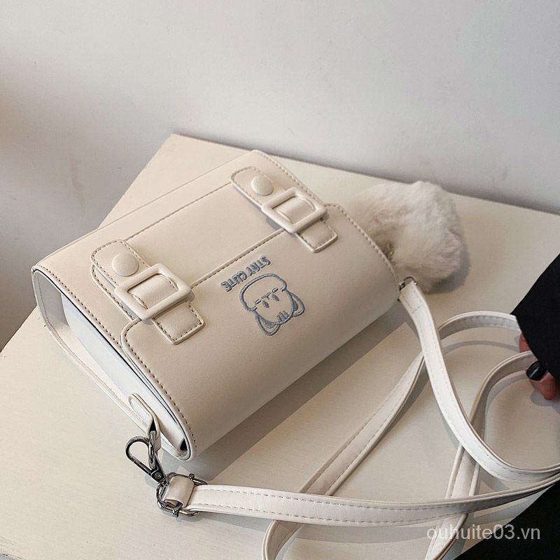 Túi đeo chéo dáng vuông nhỏ thời trang mùa hè phong cách Nhật Bản dành cho nữ 2021