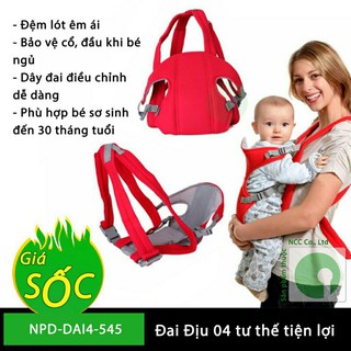 Địu 4 tư thế Royal an toàn cho bé hàng Việt Nam