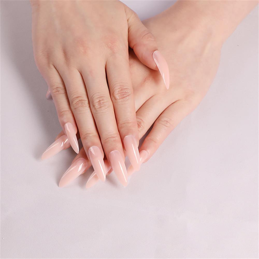 Set 24 Móng Tay Giả Nối Dài Nhiều Màu Sắc Dễ Sử Dụng