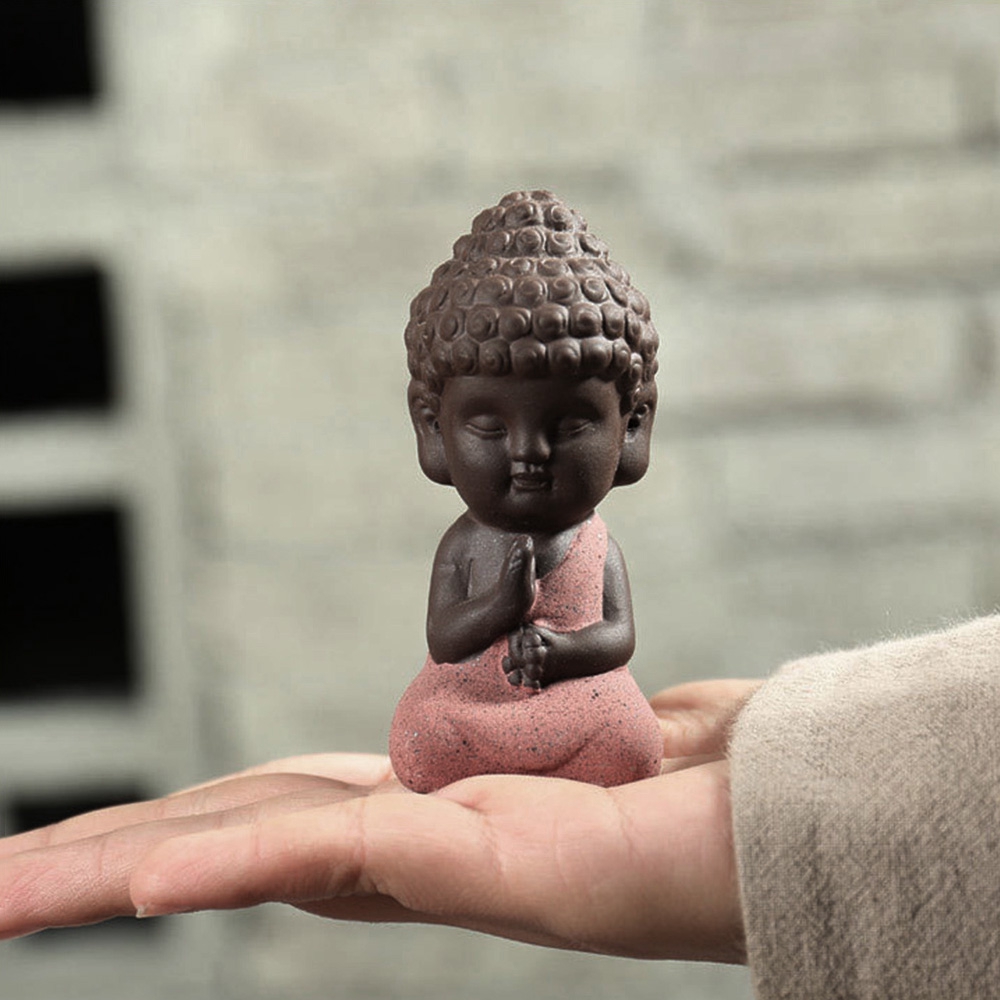 Tượng Phật tập yoga bằng sứ hình Phật
