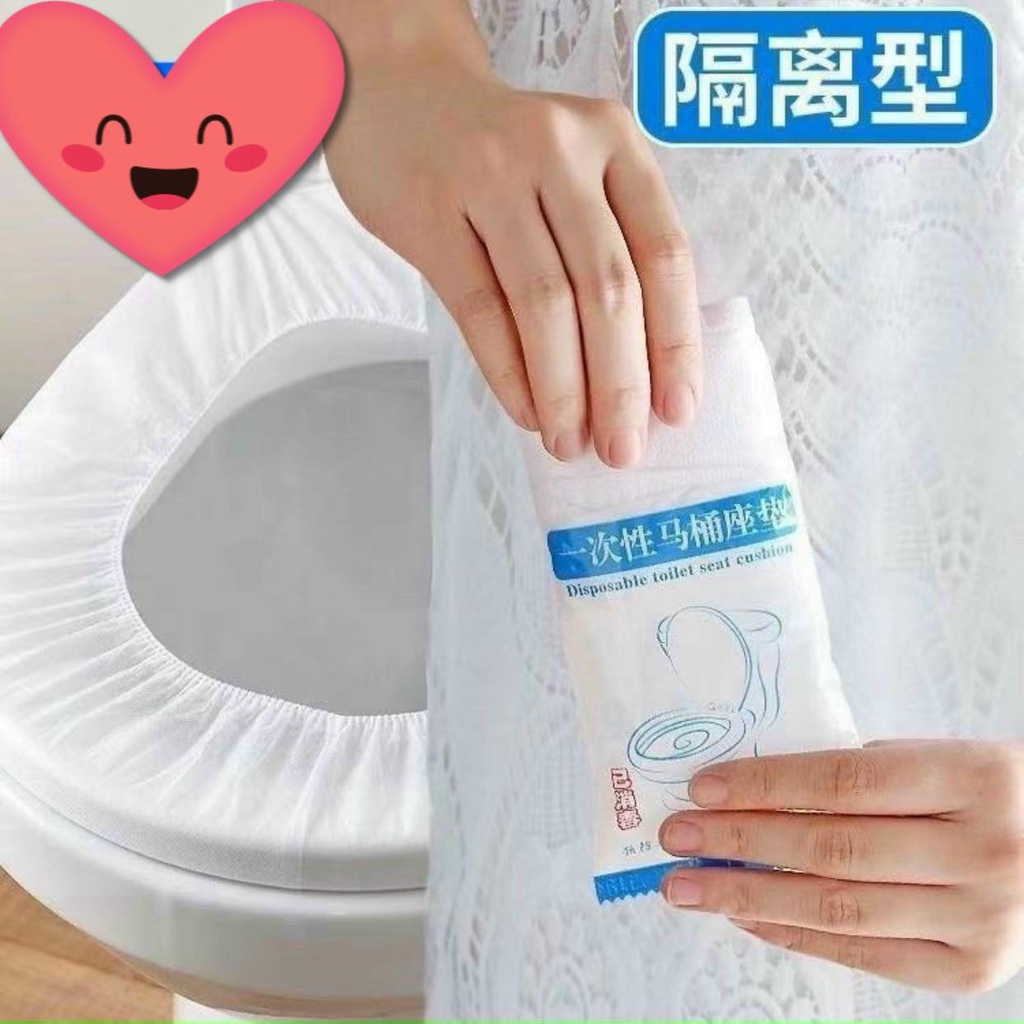 Combo 20 Miếng Giấy Lót Bồn Cầu, Toilet, Nhà Vệ Sinh Dùng 1 Lần