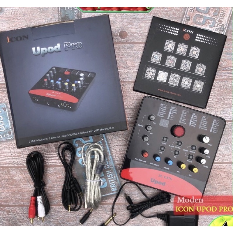 Sound Card Thu Âm ICON UPOD PRO ĐẲNG CẤP 72 CHỂ ĐỘ HÁT CỰC HAY BH 1 NĂM