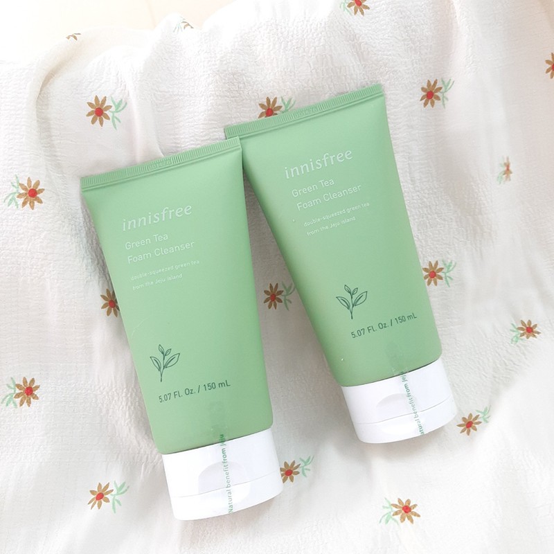 Sữa Rửa Mặt Trà Xanh Innisfree - chiết xuất từ 100% trà xanh tự nhiên