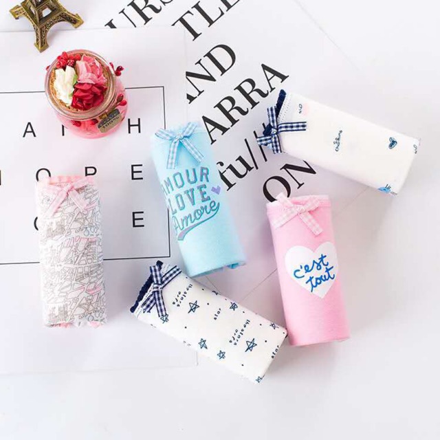 quần lót cute chất cottton (set 5)