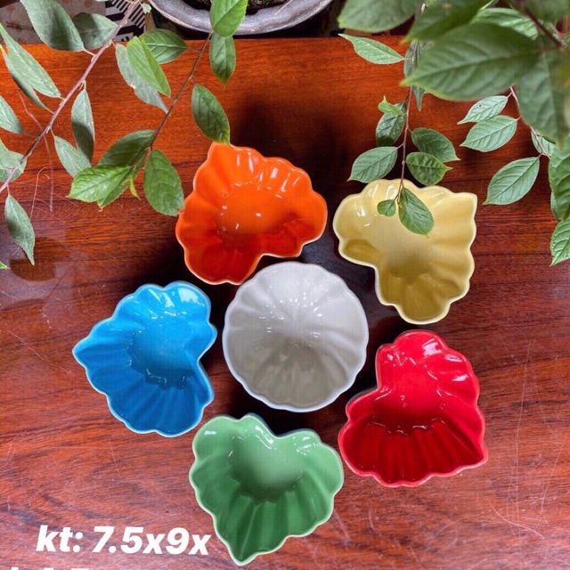KHUÔN BÁNH - KHUÔN CARAMEN - SỮA CHUA gốm sứ Bát Tràng